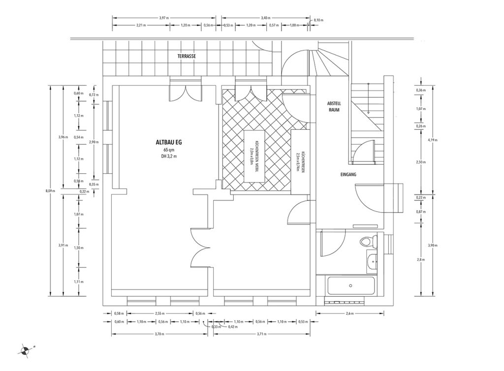 LUK Film & Foto Location - Grundriss Altbau